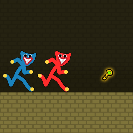 Red and Blue Stickman Huggy cover